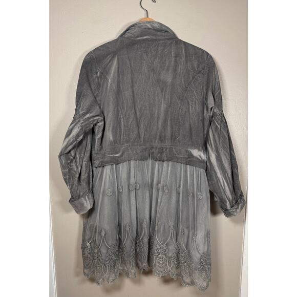 Victorian Trading Company Smoked Lace Fine Corduroy Jacket size 1x/2x - Picture 4 of 12